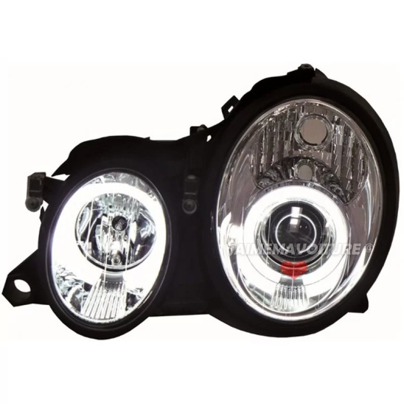 Headlights Angel Eyes Ccfl For Mercedes Clk