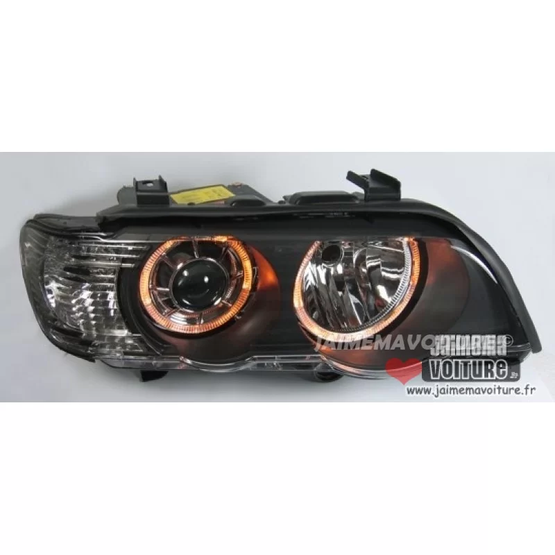 Headlamps Angel Eyes BMW X5 Phase 2