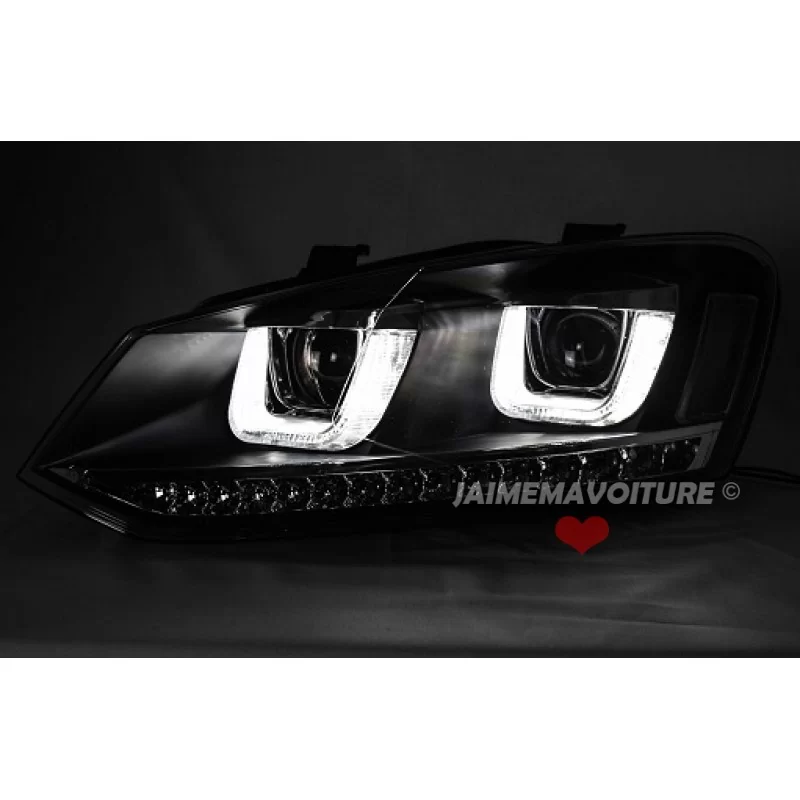 Phares Avants Led Vw Polo R Clignotant Dynamique