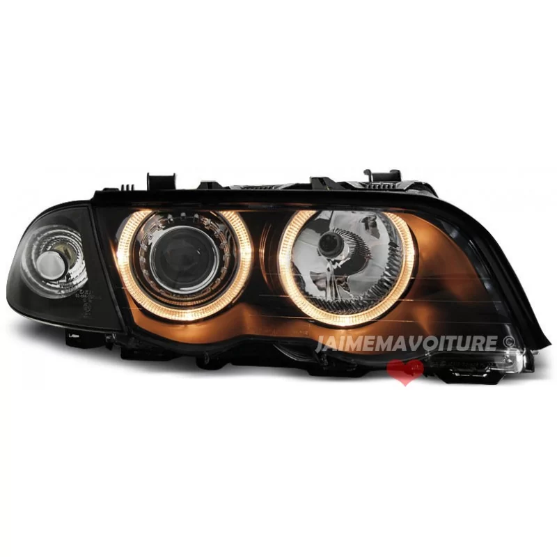 Phares avants Angel eyes tuning BMW Série 3 E46 1998 1999 2000 2001