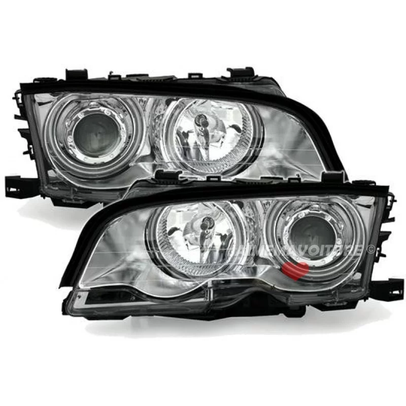 Faros Delanteros Angel Ojos CCFL BMW Serie 3 E46 Berlina