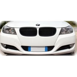 Negro brillante parrilla del radiador para BMW Serie 3 E90 E91