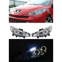 Engelachtige koplampen Peugeot 207