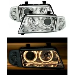 Fari Angel eyes Audi A4 B5 Chrome