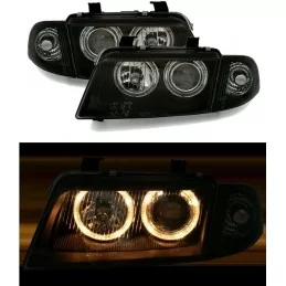 Koplamp tuning audi a4 angel eyes