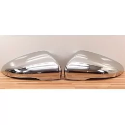 Golf 6 kromade aluminiumspegelkåpor