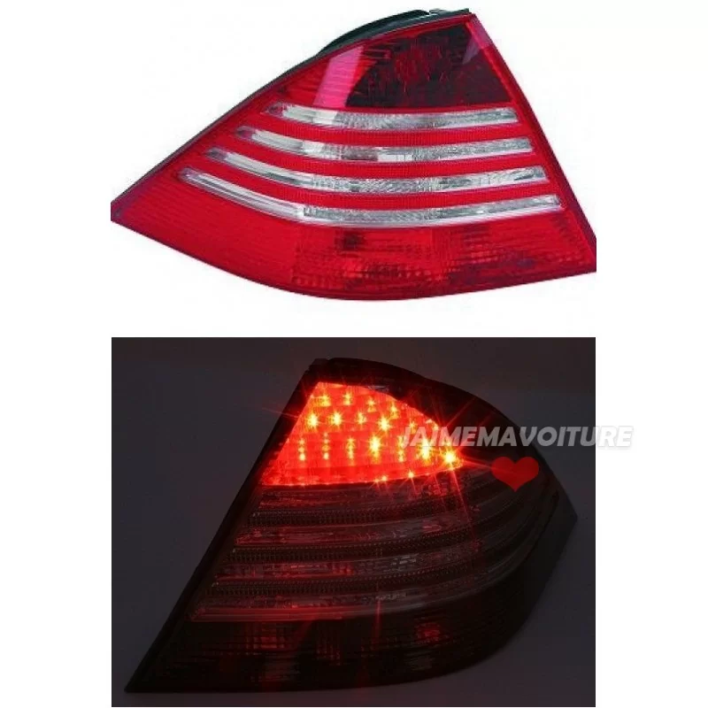 LED achterlichten Mercedes S Klasse W220