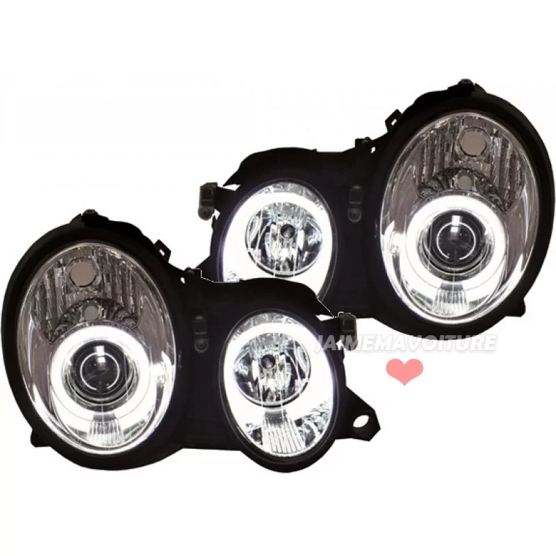 Headlights angel eyes CCFL for Mercedes CLK