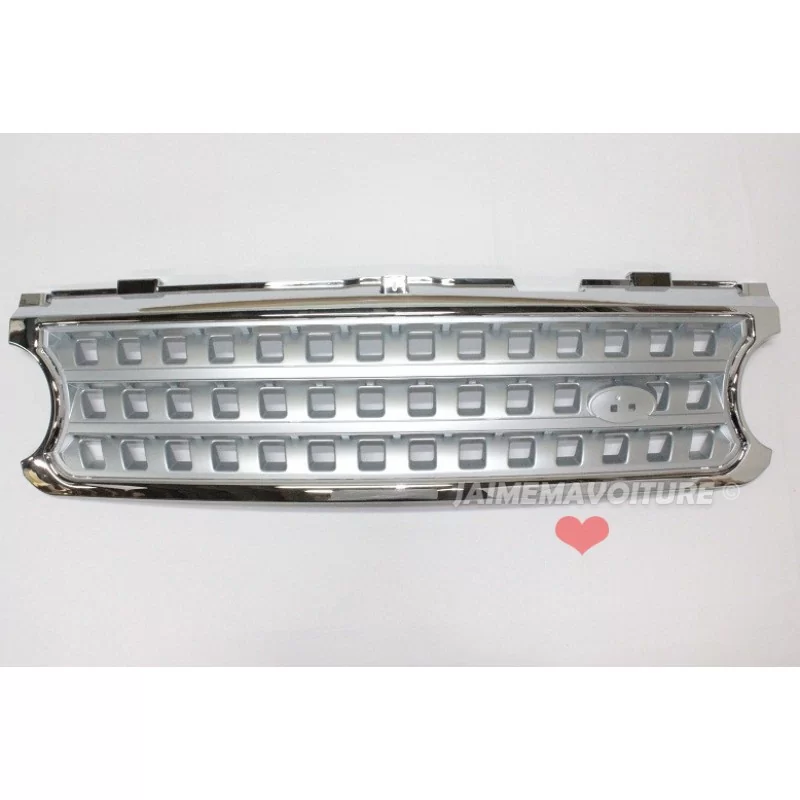 Grey chrome Range Rover grille