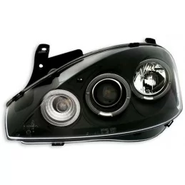 Fari Angel eyes per Opel Corsa C nero