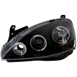 Scheinwerfer Angel eyes CCFL Opel Corsa C