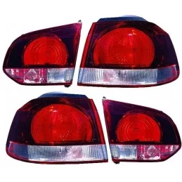 Dark red taillights Golf 6 Kit