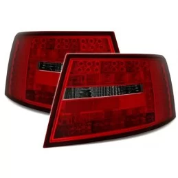 Led achterlichten Audi A6 rood gerookt