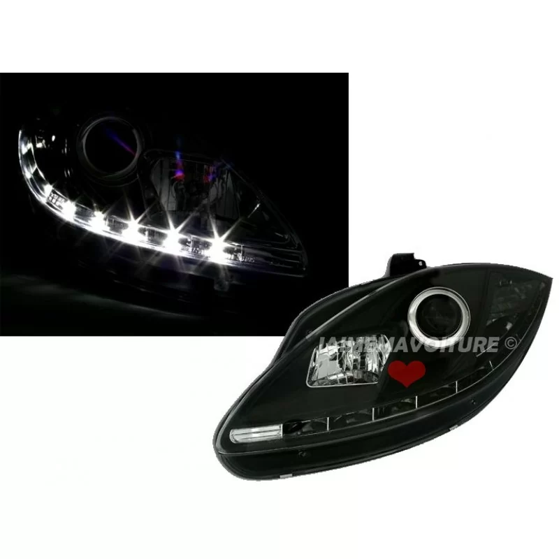 Led-Frontscheinwerfer Seat Leon schwarz