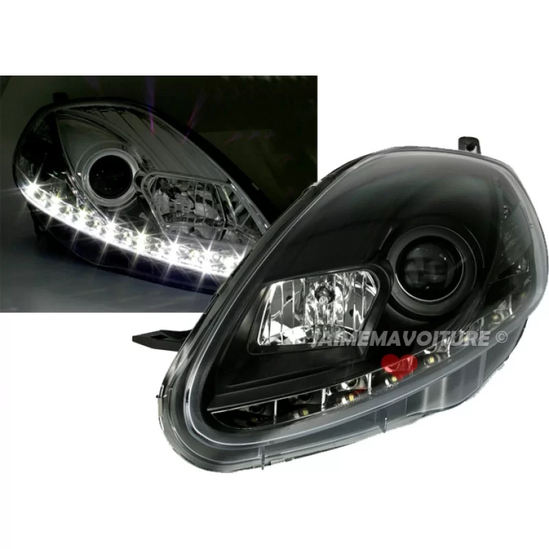 Fiat Grande Punto tuning fari anteriori a led