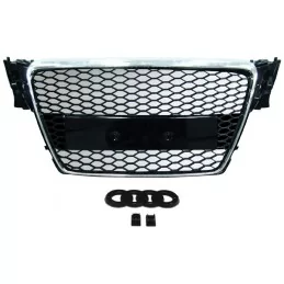 Audi RS4-grill i svart krom