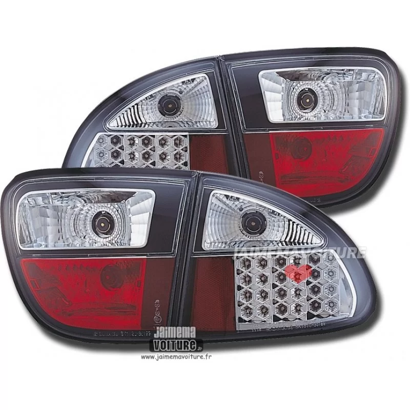 Seat Leon headlights arrears LED Mod2 resistance black