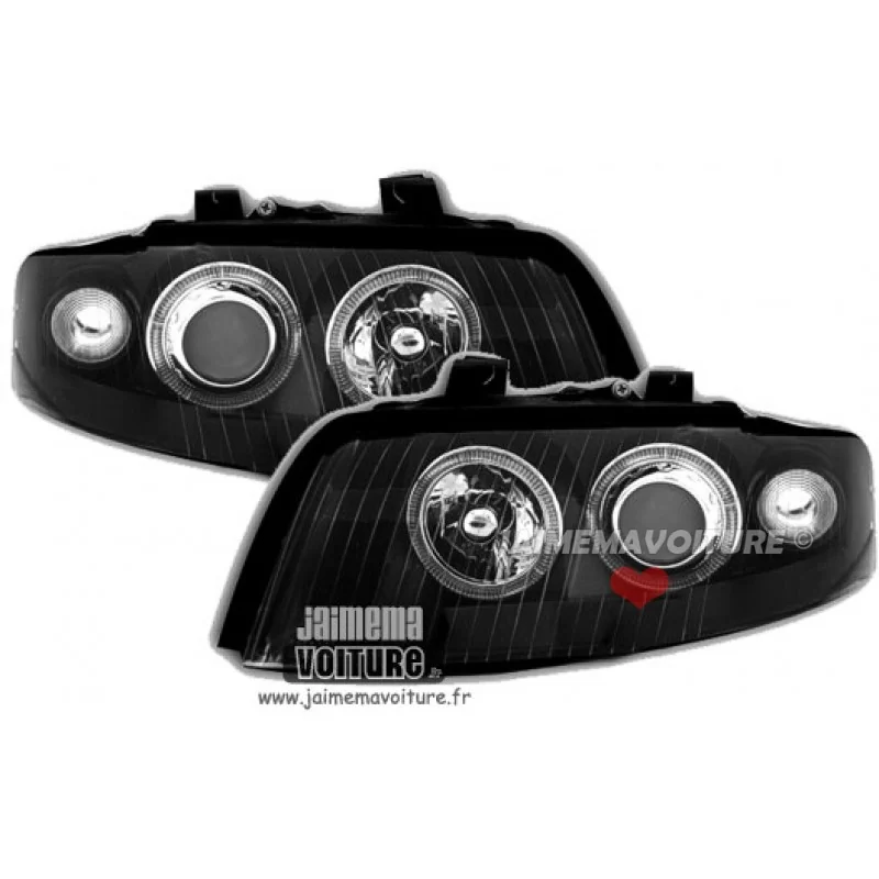 Angel eyes framljus Audi A4 B6 8E