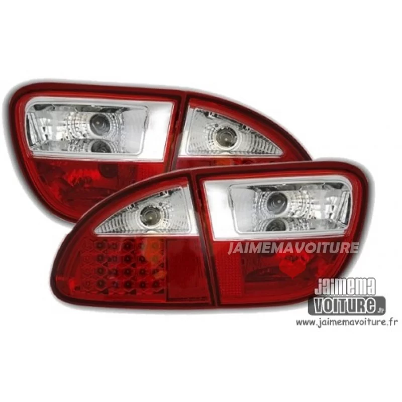 Seat Leon LED Fari posteriori Mod2 Resistenza Bianco Rosso