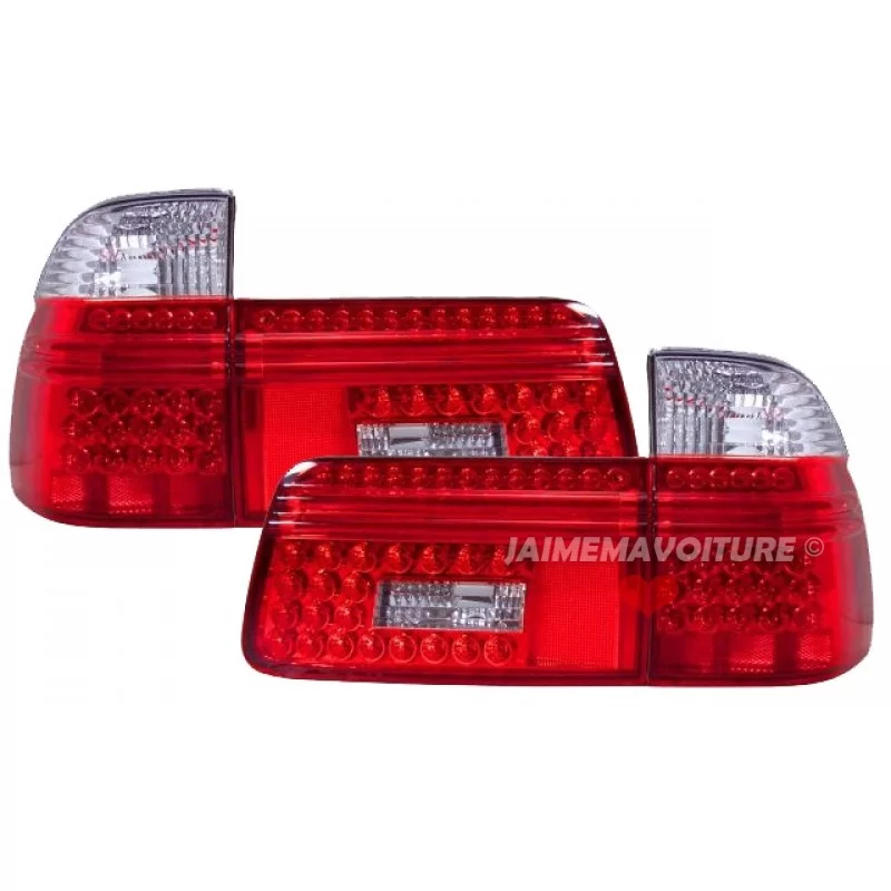 BMW Serie 5 E39 Touring Rosso Bianco Luci posteriori LED