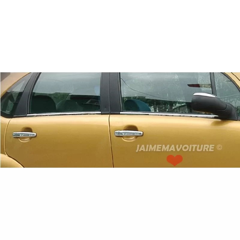 Dörrhandtag i krom Citroen C3 2002-2010 4 dörrar