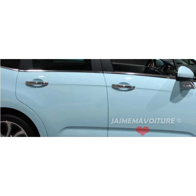 Maniglie cromate per porte Citroen C3