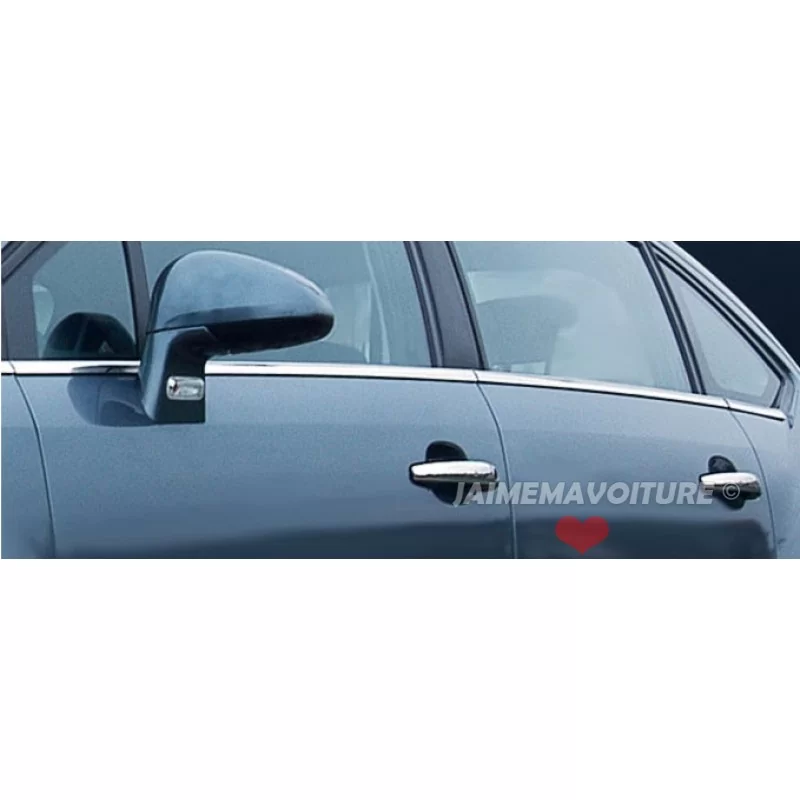 Dörrhandtag i krom Citroen C4 2005-2010 4 dörrar