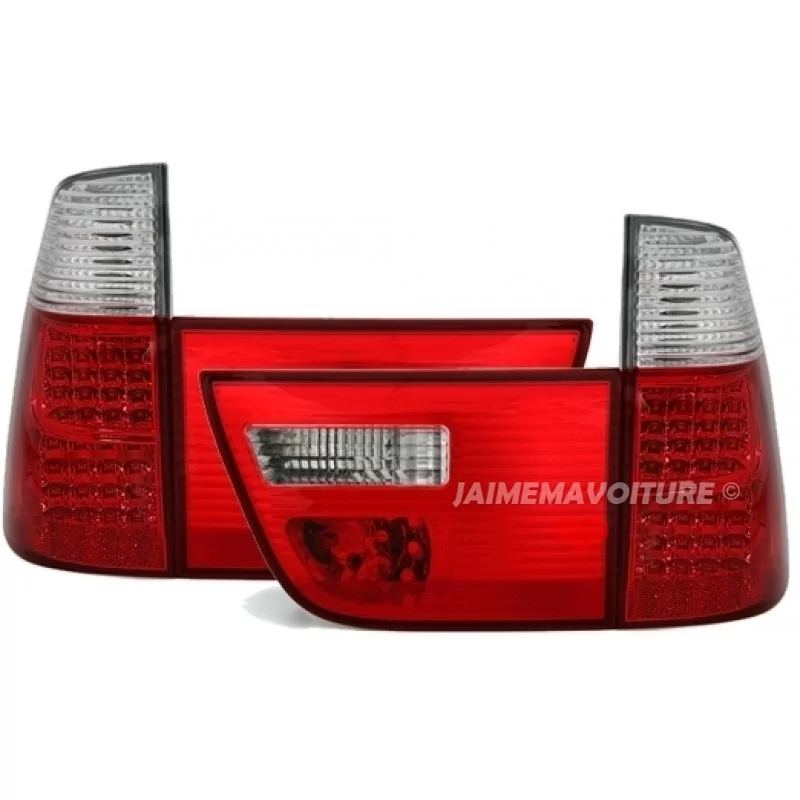 Rear lights BMW X 5 red white