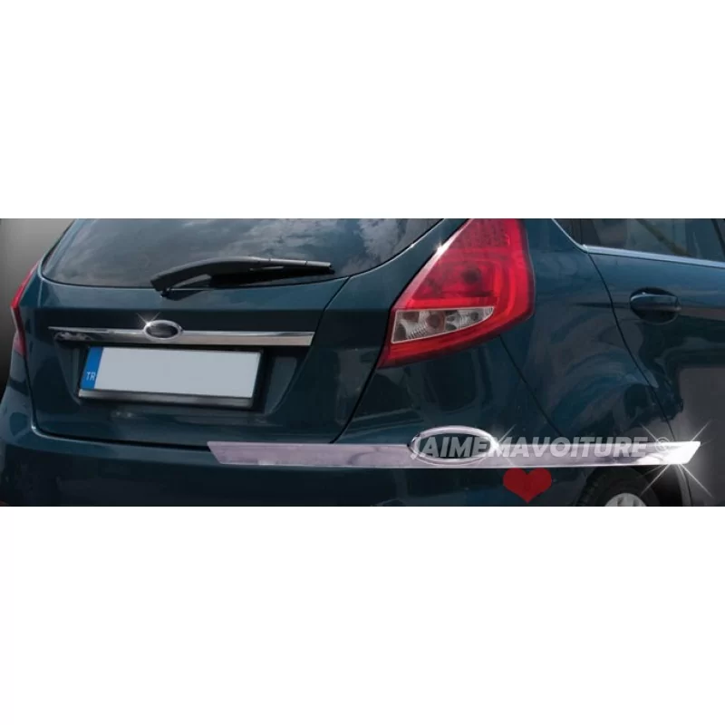 FORD FIESTA aluminium kofferbak lip chroom