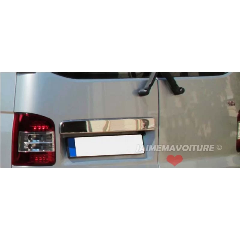 Baguette de coffre chrome alu (Deux portes) VW T5 CARAVELLE 2004-2010