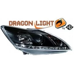 Front headlights led Ford Focus 2008-2011 - black