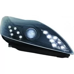 Ford Focus 2008-2011 LED-koplampen - Zwart