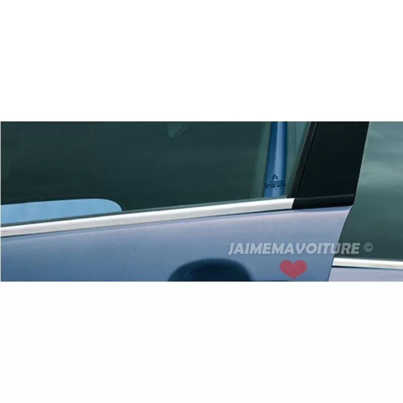 Gliederung der Fenster Chrom Aluminium 2 Stück Edelstahl CITROEN C2