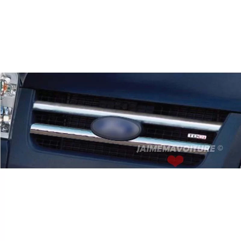Wand of grille chrome aluminum Pcs stainless steel FORD TRANSIT