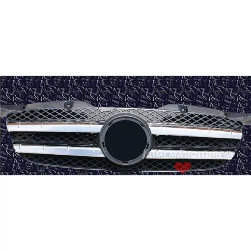 Kromad aluminiumkylargrill 4 st rostfritt stål MERCEDES SPRINTER W906