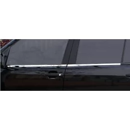 Krom aluminium fönsteromfattning 4 st Rostfritt stål MITSUBISHI LANCER