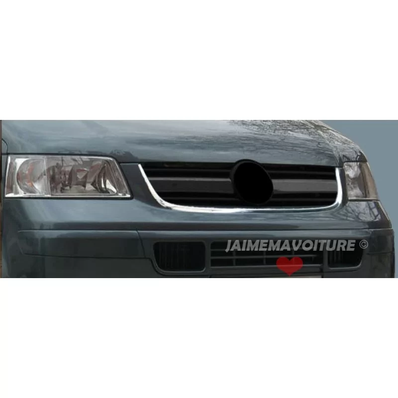 Krom aluminium rostfritt stål kylargrill surround VW T5 TRANSPORTER 2003-2010