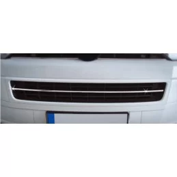 Für volkswagen transporter t5 chrom frontgitter verkleidung 2012-2014  modell jahre edelstahl außen zubehör auto desing - AliExpress