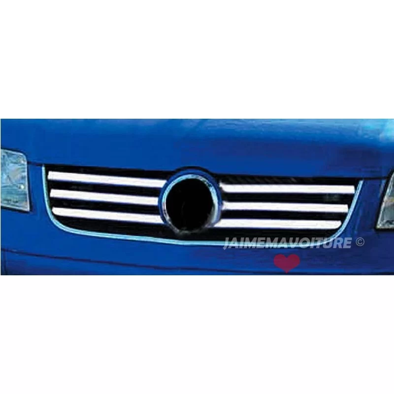 Chroom aluminium radiatorrooster 6 st Inox VW T5 CARAVELLE 2004-2010