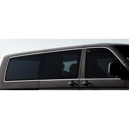 Raamomlijsting chroom aluminium 14 st roestvrij staal VW T5 CARAVELLE