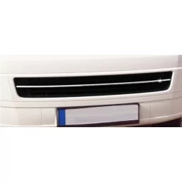 Rajout grille chrome alu pare choc avant Inox VW T5 MULTIVAN