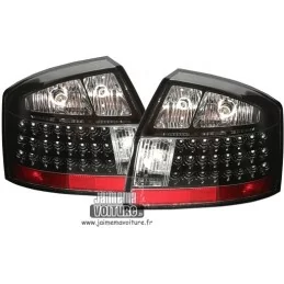 Svarta LED-bakljus Audi A4 8E