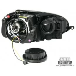 Angel eyes Front headlights Black Golf 5