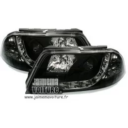 VW Passat 3BG Devil Eyes LED-strålkastare Sonar Black