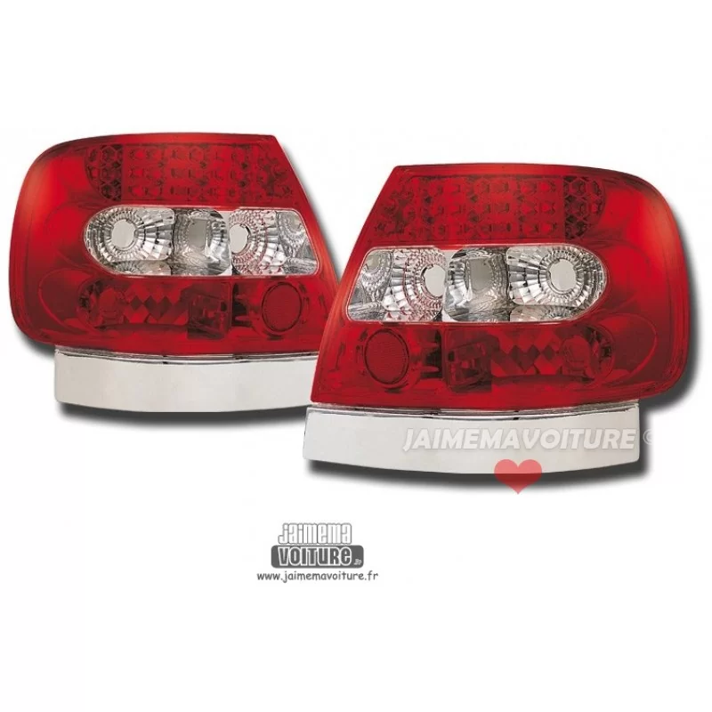 Audi A4 B5 LED-bakljus1 Röd