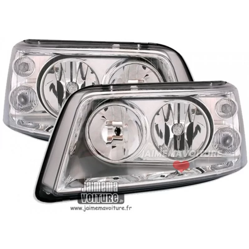 Front headlights VW T5 Chrome