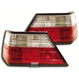 Mercedes W124 LED-bakljus Röd Vit