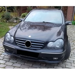 Griglia nera lucida per Mercedes Classe C W203