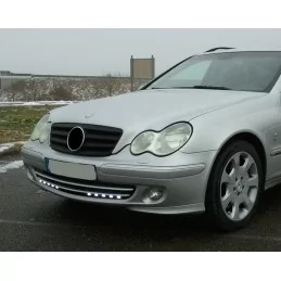 Griglia nera opaca per Mercedes Classe C W203