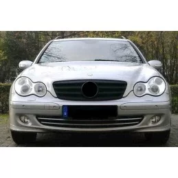 Griglia nera opaca per Mercedes Classe C W203